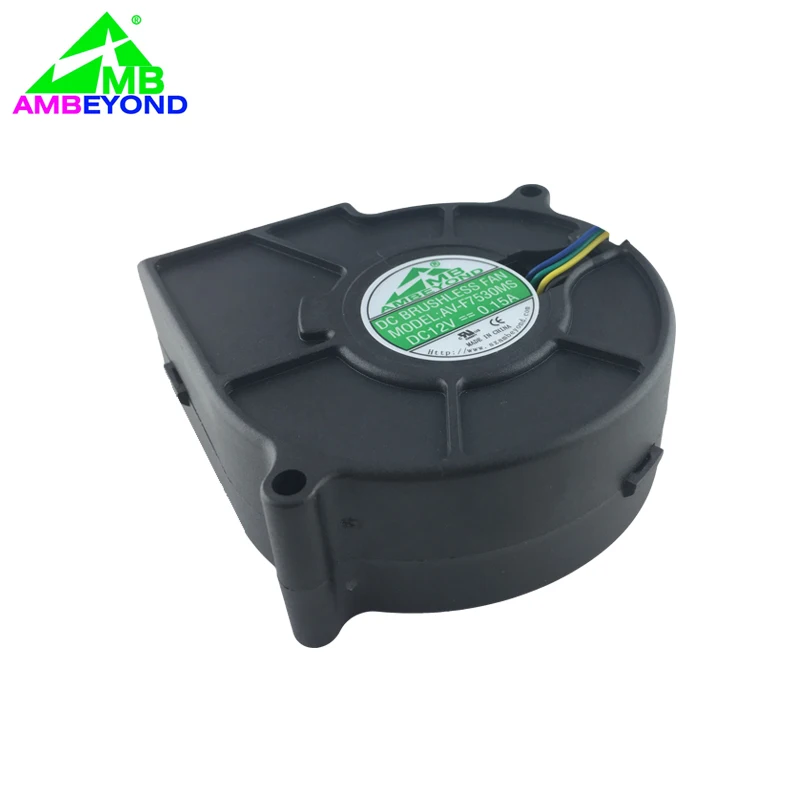 Ventilatore Centrifugo DC 75x30mm (7530) - 5V/12V/24V, Per Raffreddamento Elettronica, Stampanti 3D, PC
