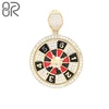 14K Gold Roulette Charm