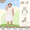 Adorable oso caqui [Cremallera mejorada, cuello alto totalmente impermeable]