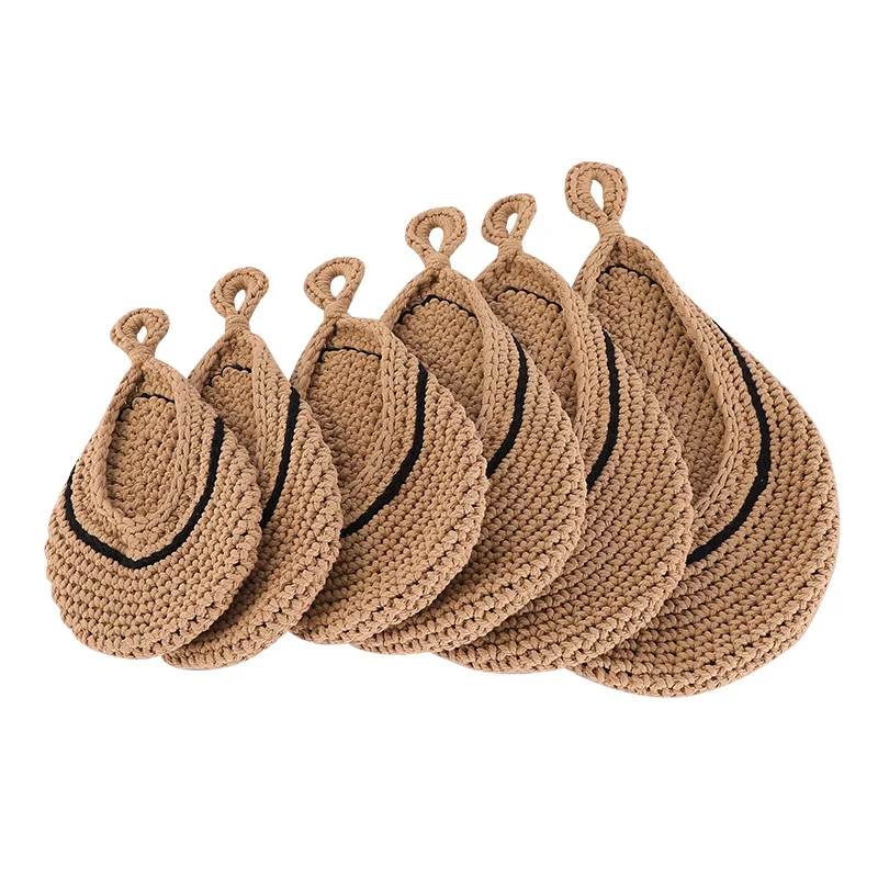 Подвесная корзина для фруктов макраме плетеные настенные корзины овощей ручной работы из