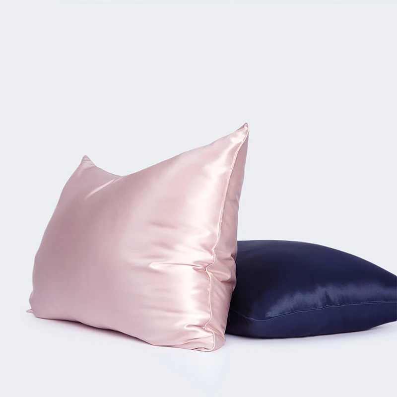 19 Momme Washable Luxury Hidden Zipper Mulberry Natural Silk Pillowcase with Zipper