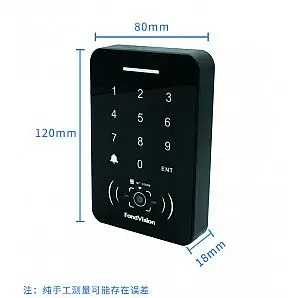 Dynamic QR Code Scanner Access Controller ABS Standalone Access Control Keypad Door Opening Access Control Equipment