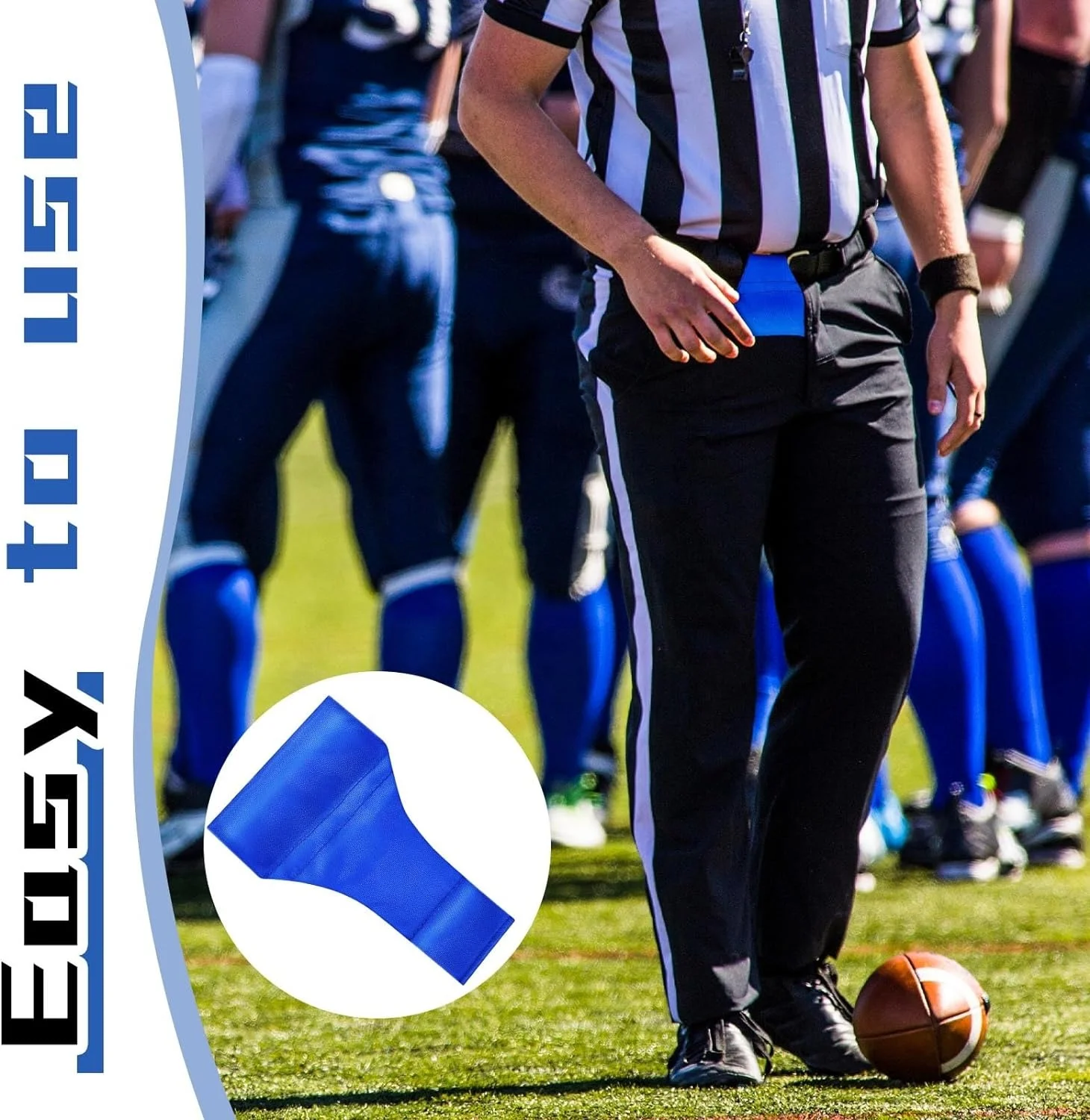 4 Pcs Football Referee Bean Bags – Blue Oxford Cloth, Throw Down Markers For Referees - View #8