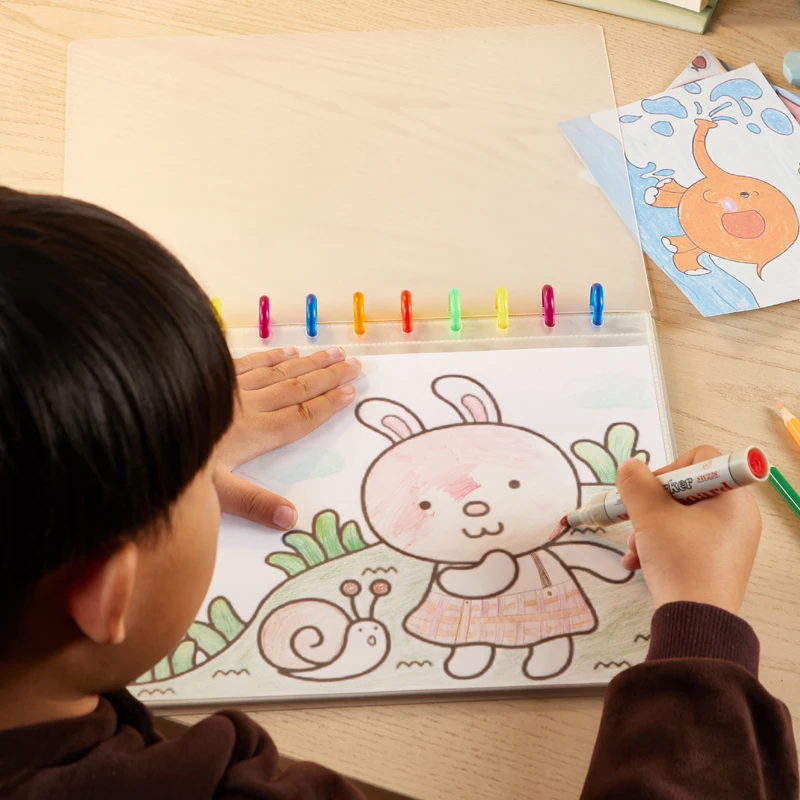 Индивидуальный высококачественный прозрачный карман для заполнения внутренней части кармана планировщика и фотоальбома наклейка самостоятельной