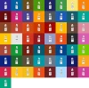 57 couleurs