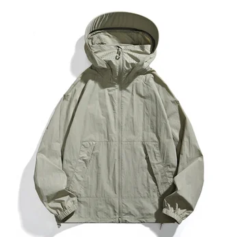 Custom Wholesale Men's Summer Cycling Sports  Sun protection Tops Camping Fishing Light Sun protection Clothing
