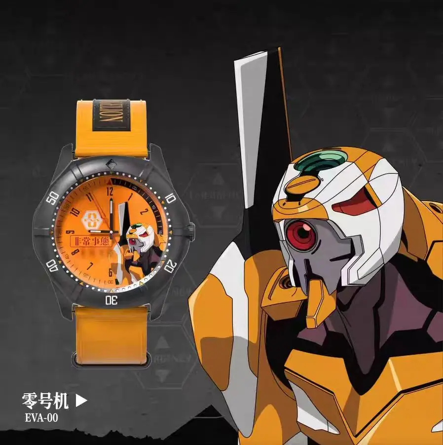 Evangelion Wrist Watch Blind Box - 12PCS Set of Anime Figures