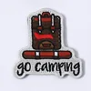 Vai in campeggio-----6,5*6,5 centimetri