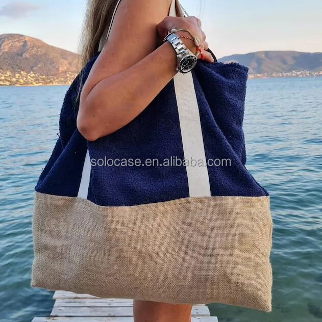 Women's Burlap Jute Handbag