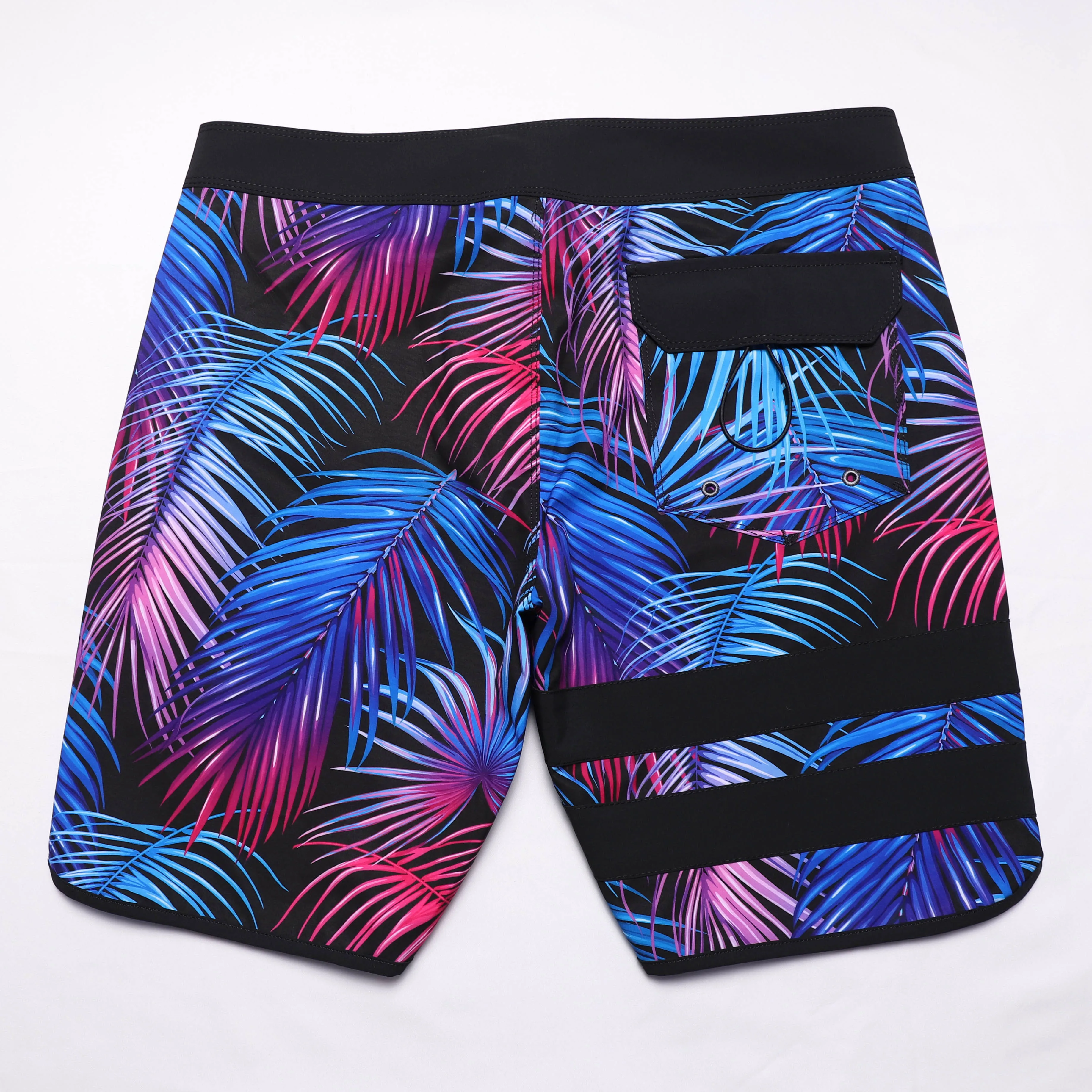 4 Way Stretch Men's Board Shorts - Quick Dry Swim Trunks