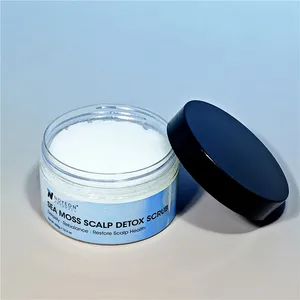 Private Label Seamoss Sea Salt Scrub Hydrating Shampoo Salon Quality Scalp Shampoo Hair-Loss Prevention Feature Low MOQ