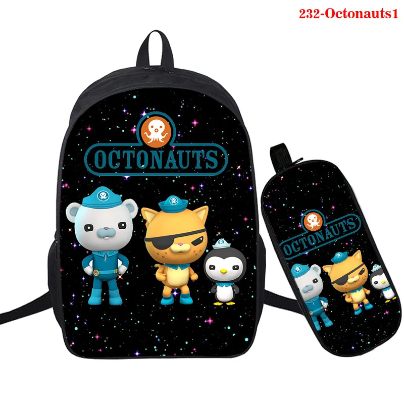 Octonauts Boys Girl's Personalised School Bag Children Kid's Backpack Rucksack 