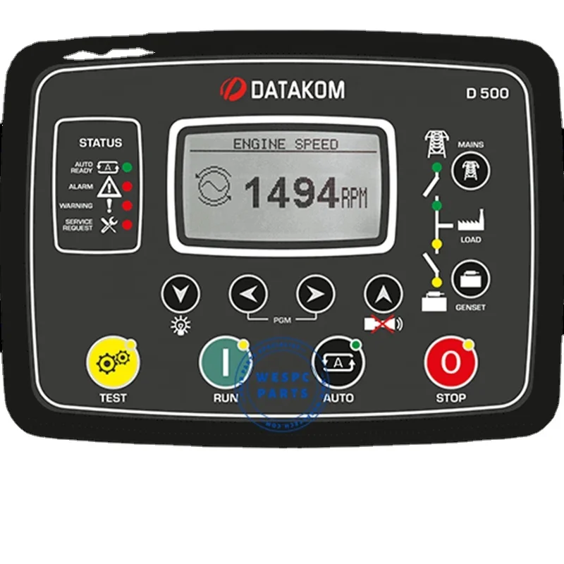 Genset Controller Datakom D500 Generator Module Control Panel