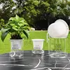 Vaso autoirrigante + cestello interno + corda in cotone con logo