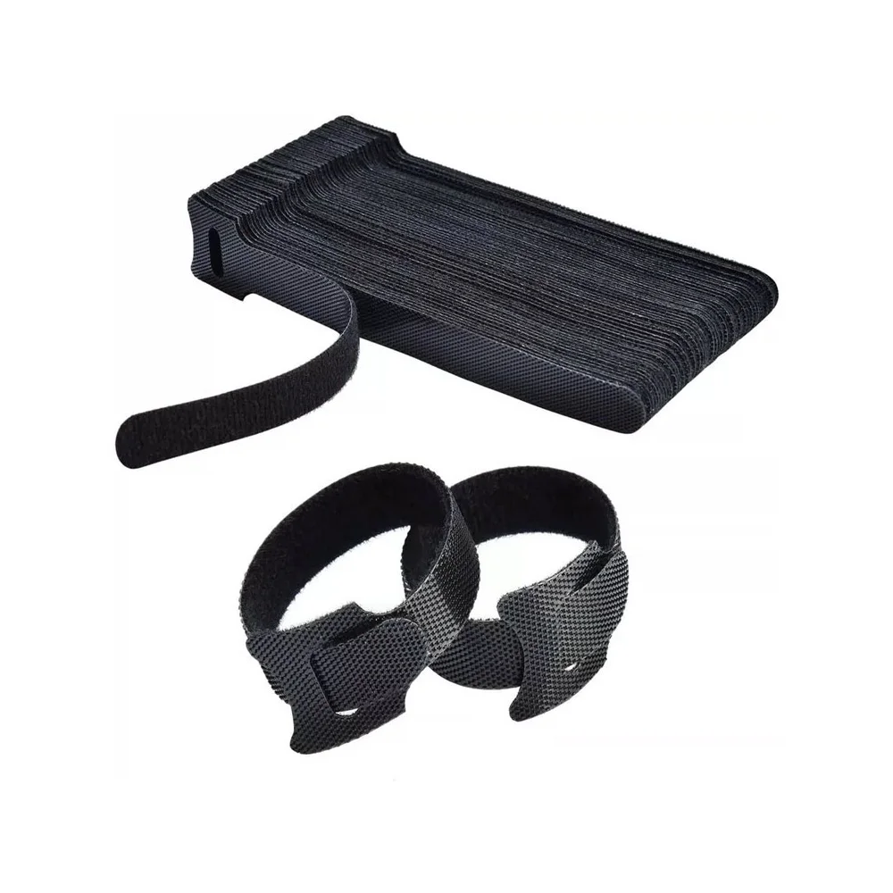 12x150mm Cable Binders Self Gripping Hook And Loop Strap Thin Hook