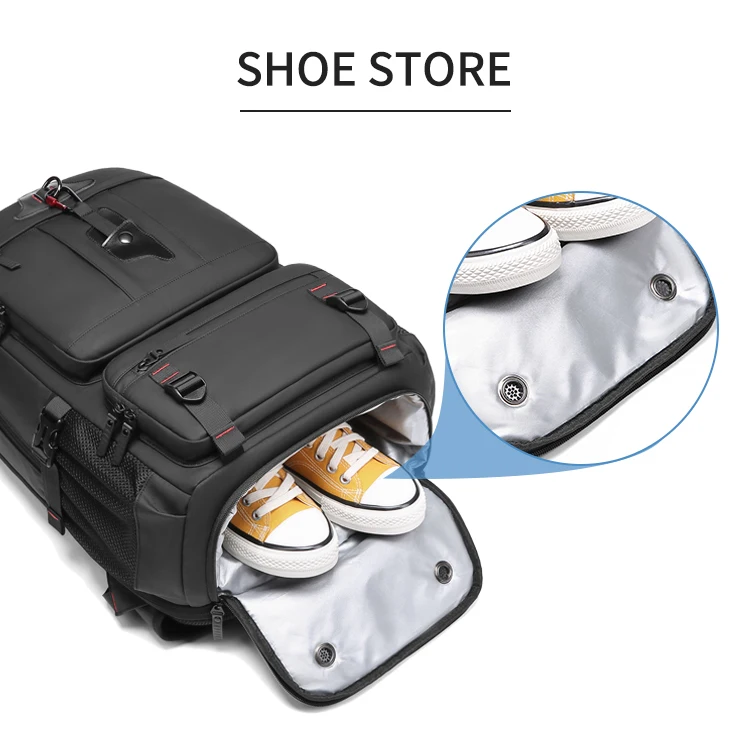 Antitheft Computer Backpack Trekking Gym Smell Proof Casual Sports Backpack Bag
