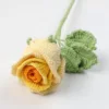 Meng Four Wine Glass Rose Bouquet-Gradient Yellow