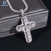 Silver white moissanite