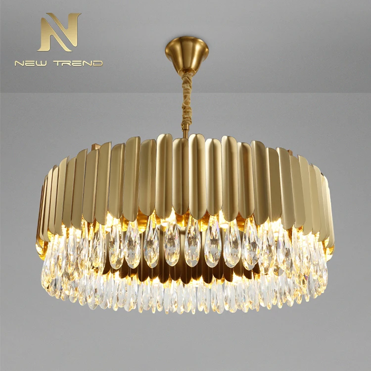 PMJ8605 Factory Customization Indoor Decoration American Fashion Crystal LED Pendant Light 