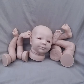 Molde de boneca reborn, 28 polegadas, kit de boneca protótipo diy
