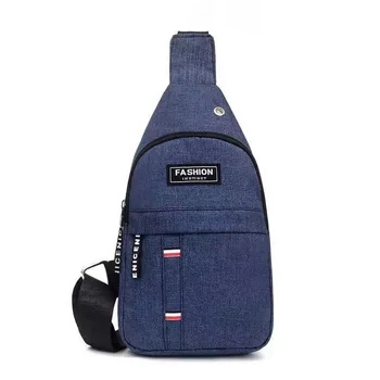 custom fashion designer shoulder bag hole luxury travel small men's shoulder side chest casual mobile phone bags