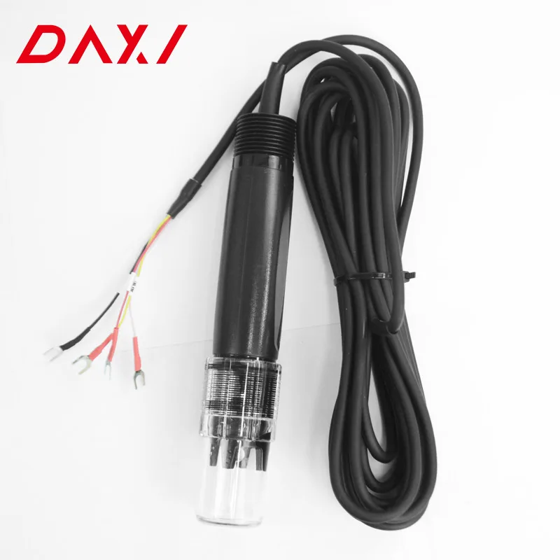 Online PH Sensor Probe Waterproof Submersible PH Electrode Continuous Monitoring PT100 PH Transmitter Detector