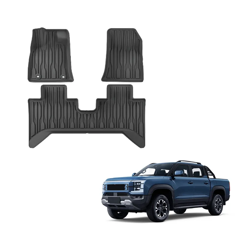 Pickup Truck Mat for BYD Shark Waterproof Anti Slip High Quality Odorless Shark 6 Car Floor Mats Linner TPE Foot Pad