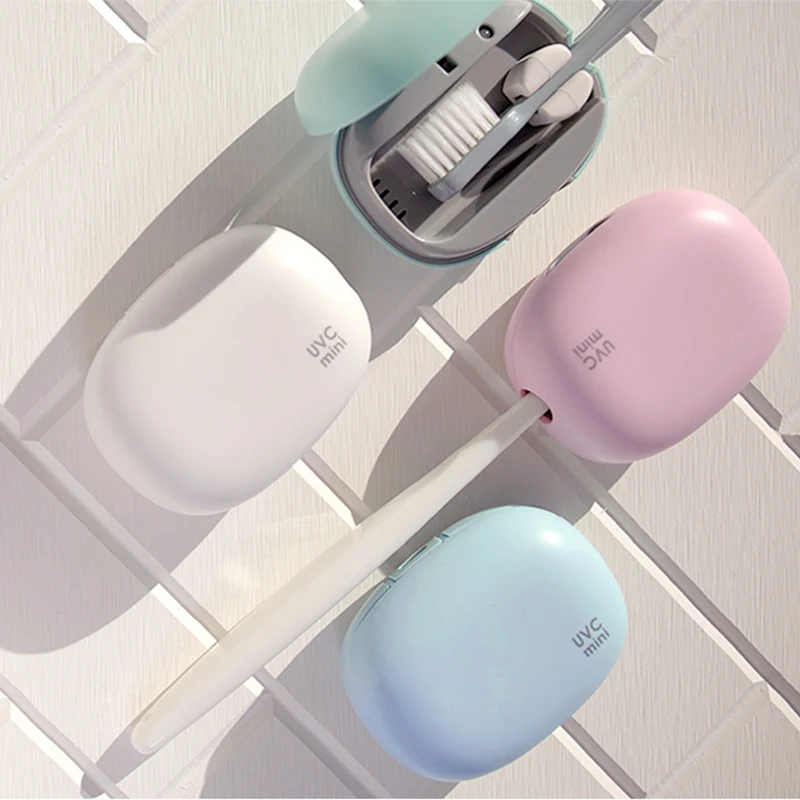 Портативная ультрафиолетовая светодиодная мини-Стерилизация зубной щетки UVC, пылезащитный стерилизатор зубной щетки