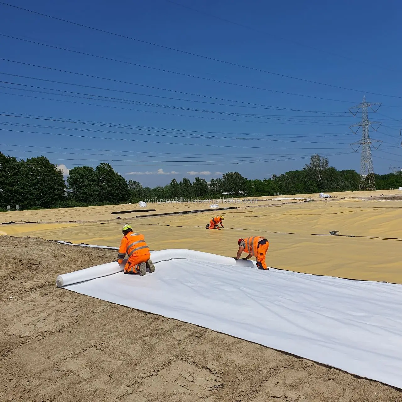 Non Woven Geotextile Fabric Geotextile Landscape Fabric for Road and Railway Construction