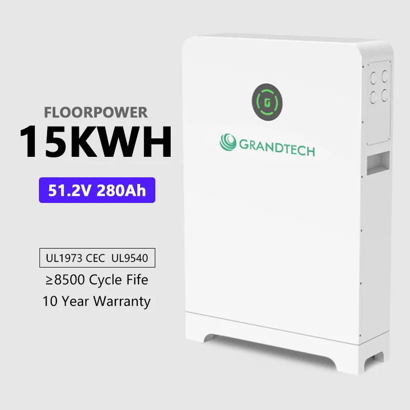 Córas Fuinnimh Batairea Powerwall Baile Lifepo4 51.2V 280Ah 300Ah Ess 5Kw 10Kw 15Kw 20Kw Batairea Lithium Ion 48V 200Ah Fuinneamh na Gréine