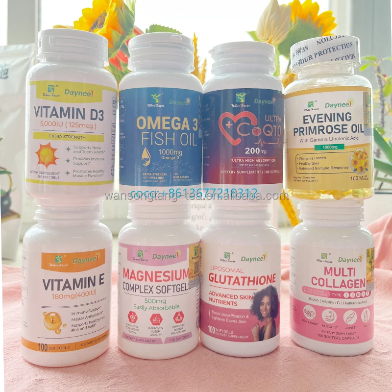 wins town ultra whitening skin glutathione liposomal Softgel, 8000mg Suppleme Fast Absorbing Vitamin C +