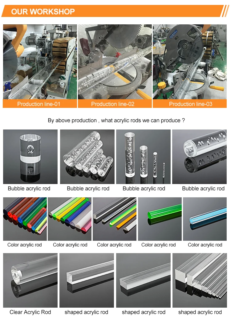 Extruded Transparent Rectangular Bar - Custom Sizes PMMA