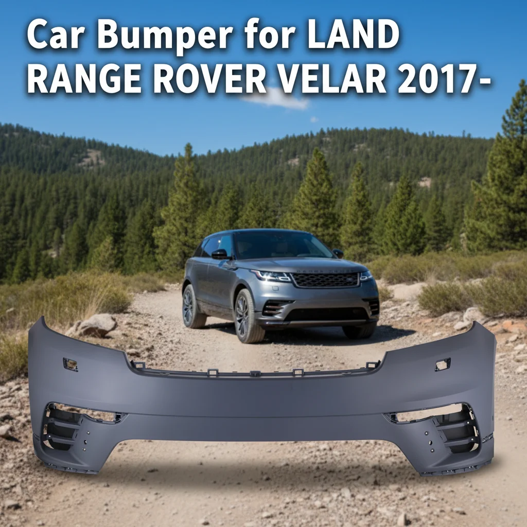 LR093585-B PP+EPDM-20 OEM ODM Primed Accessory Replacement Custom Car Front Bumper for LAND ROVER RANGE ROVER VELAR 2017-