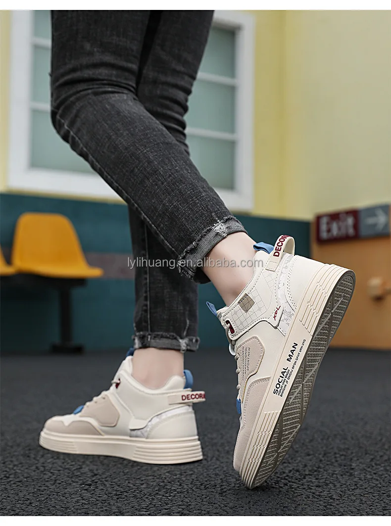 Shop Trendy Men's Sneakers High-Top Walking Style Shoes