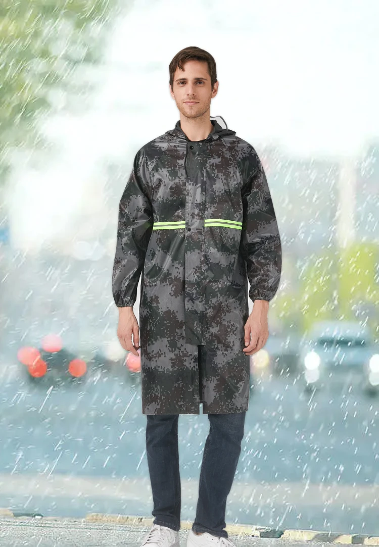 ロングレインコートメンズジャケット防水迷彩破壊的なパターン屋外 Buy レインコート男性 ロングレインコート男性 防水レインコート男性 Product On Alibaba Com