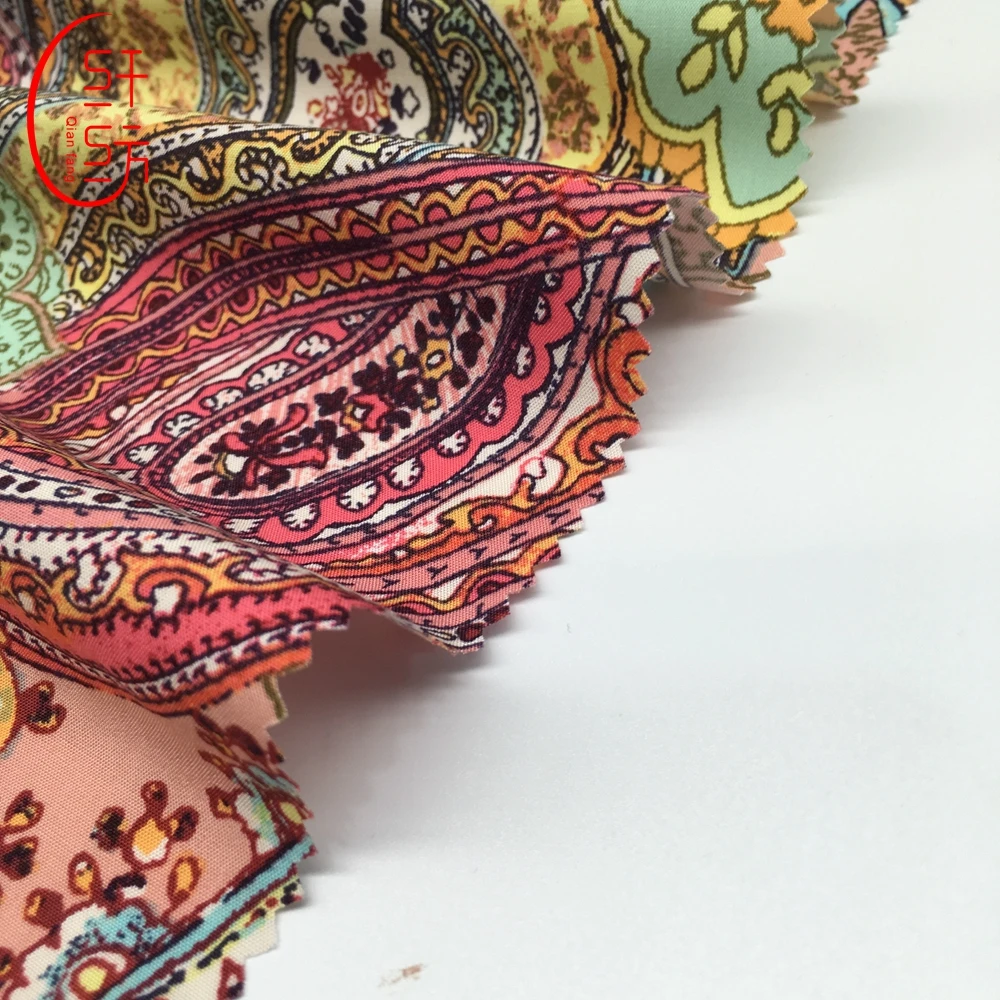 Проверенный поставщик тканей из вискозы, вискозы и модала с печатной тканью для модной женской одежды в жаркие дни