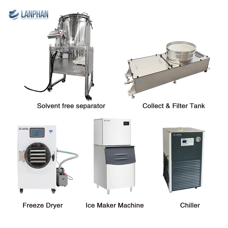 vortex Ice Bubble Water Washing Separator Solventless Extraction Machine