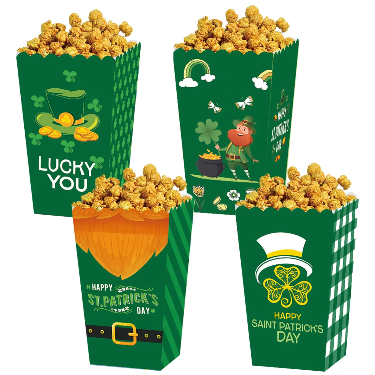 16 oz. Bulk 50 Ct. Happy St. Patrick's Day Green Shamrock