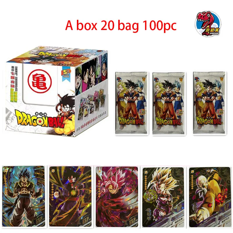 Dragon Ball Z Anime Super Heros Booster Box Diamond Flash Cards Son