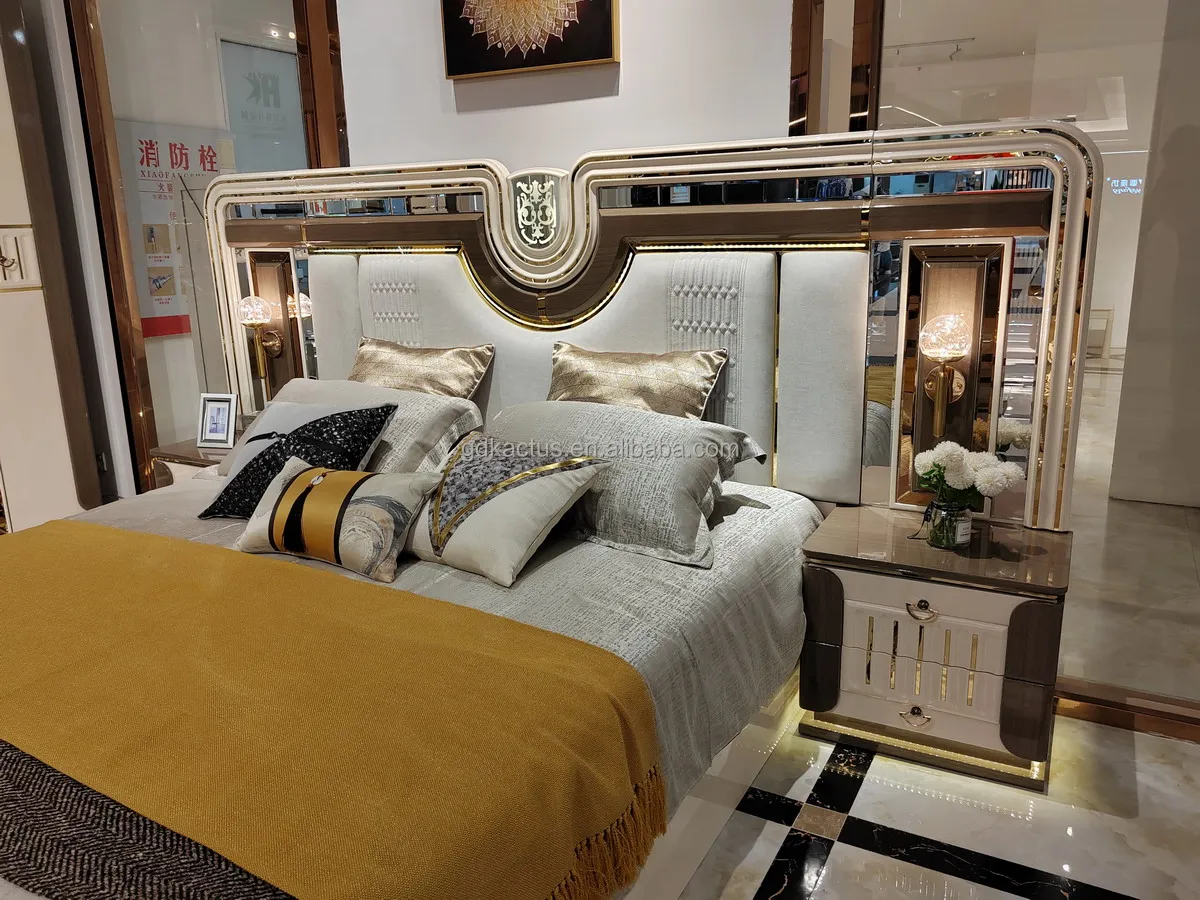 Luxury Royal Furniture - Antique Gold Bedroom Sets