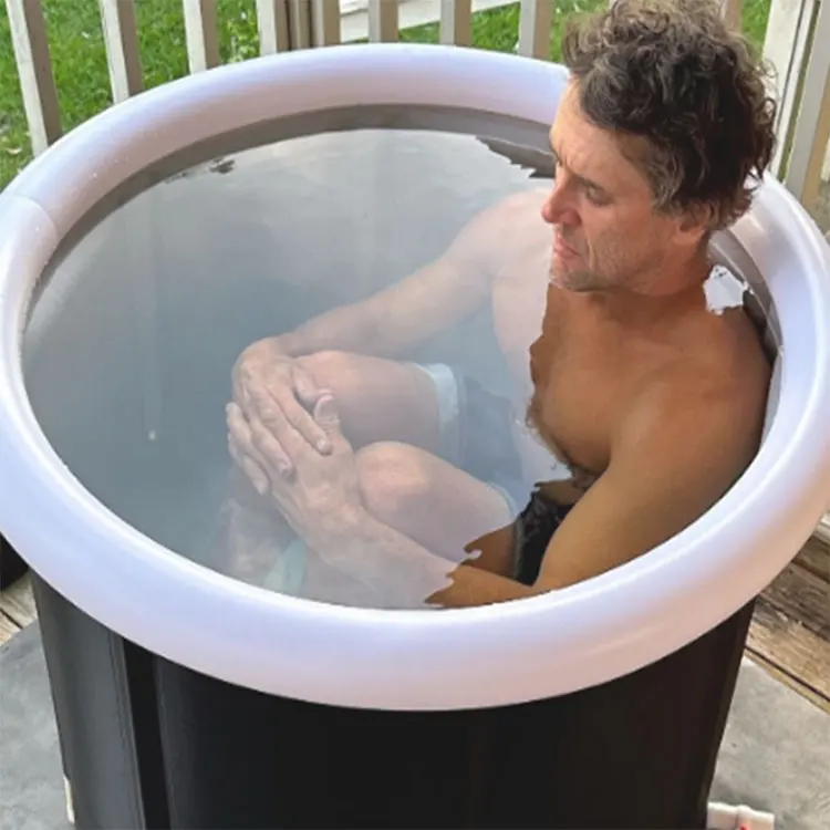 Hngematten-Badewanne  Industrielle Aufblasbare Whirlpool-Stufenheizung  mit Schwimmender Tante und Sitzfunktion (Preis-Charge)