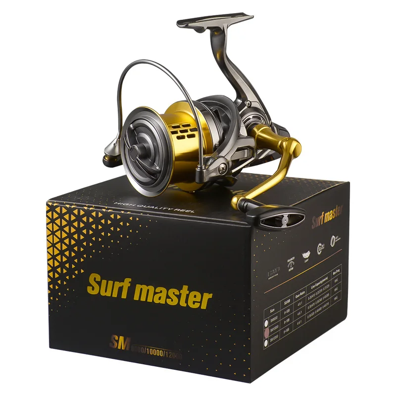 thumbnail image 2 of HPLIFE Surf Spinning Reel 8000/10000/12000 - Saltwater Offshore Fishing With 70LBS Drag & 4.7:1 Gear Ratio 2 of 14