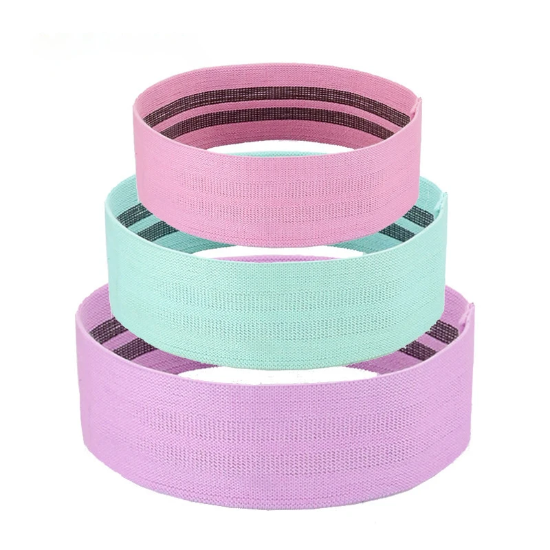 Изготовленный на заказ логотип для занятий йогой 3 уровня тренировки петля фитнес-полосы сопротивления