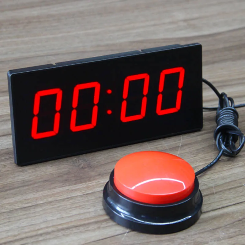 Minuterie De Compétition Numérique LED – Chronomètre Avec Télécommande Et Grand écran 6 Chiffres - 5