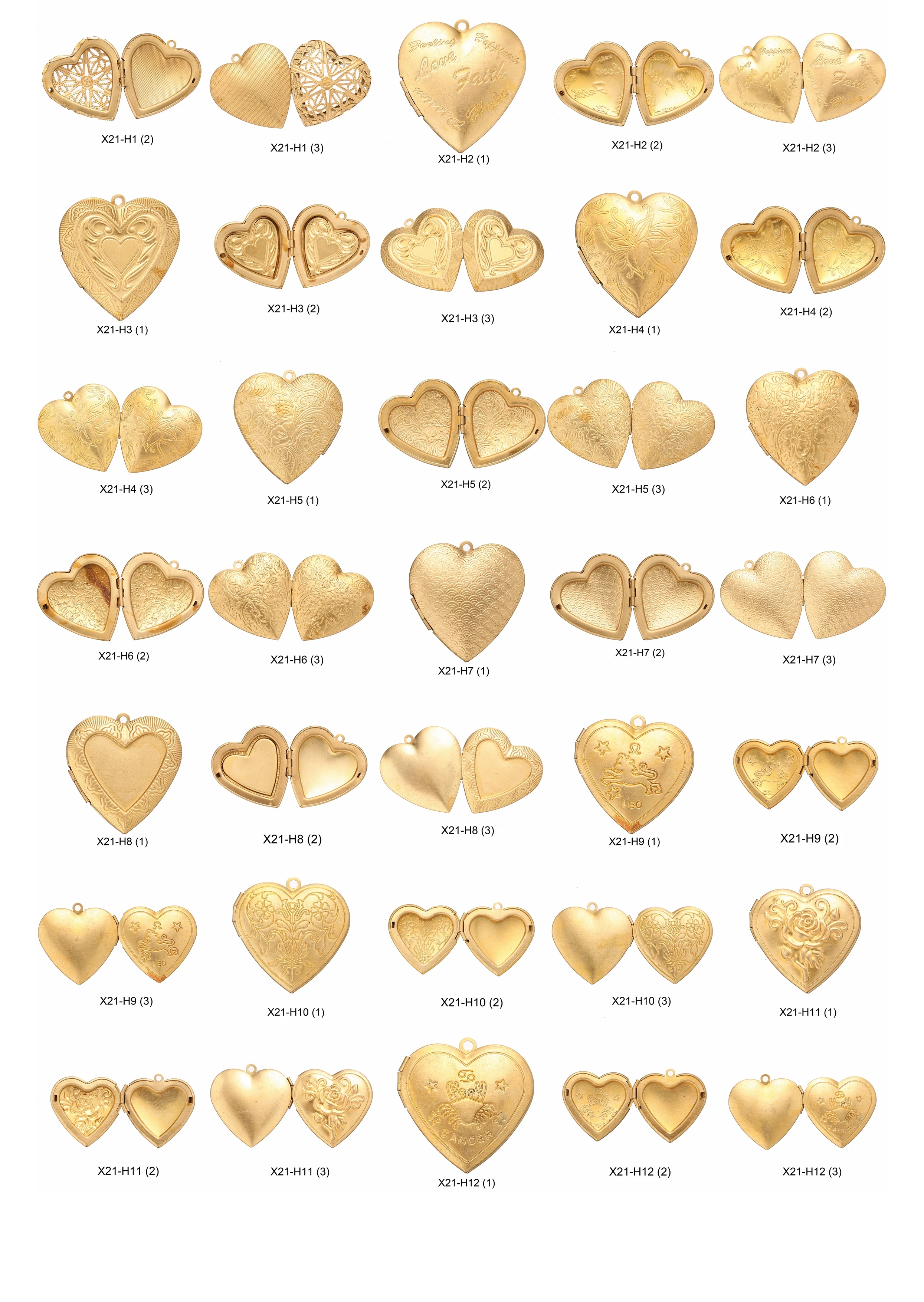 
 Новый Винтажный дизайн, модные ювелирные аксессуары, золотой медальон, дизайн, гравировка, латунное ожерелье, кулон, фото медальон, оптовая продажа  