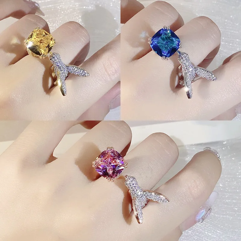 Shop Our Collection of Pink and Blue Cubic Zirconia Rings