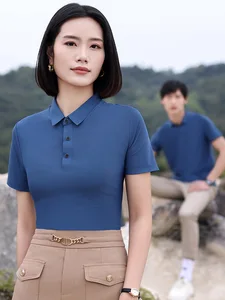 Small Spandex/Cotton Twill Blank Silk Screen Printed Anti-pilling Men's Short Sleeve Summer Shirt