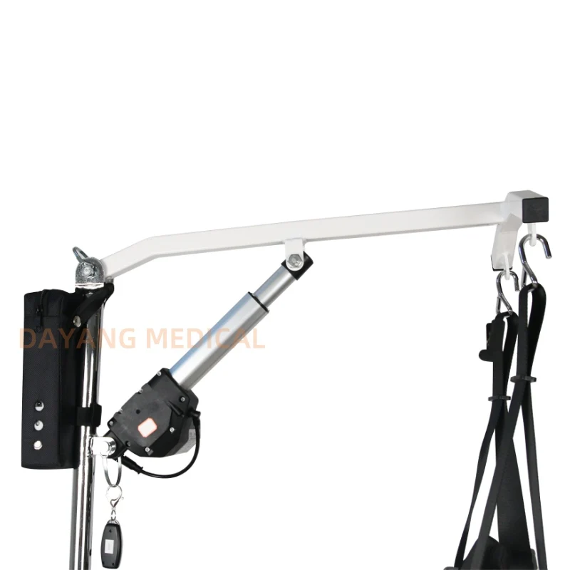 Multi Purpose Light Weight Hydraulic Patient Lift Wheelchair Commode Toilet Transfer Chair with Electric Sling