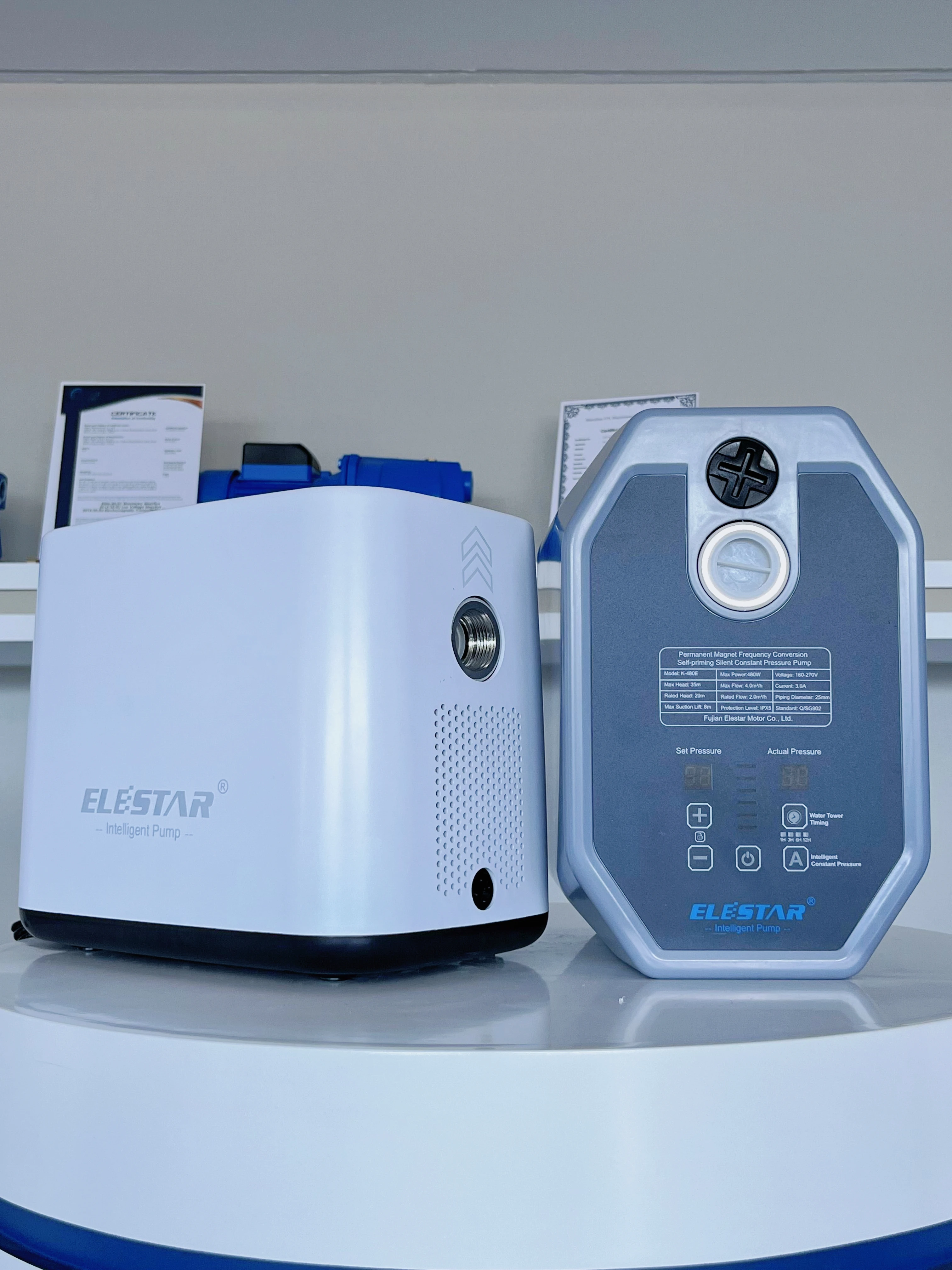 Automatic Permanent Magnet Variable Frequency Pumps High Pressure Circulation Super Silent ELESTAR New Electric Clean Water Pump