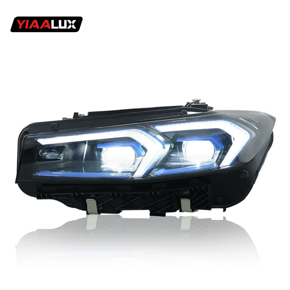 product for bmw 3 series g20 g21 g28 19 22 yellow white laser headlight high low fog turn signal lamp switch drl front lights-19